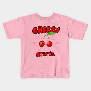 cherry atomic Kids T-Shirt